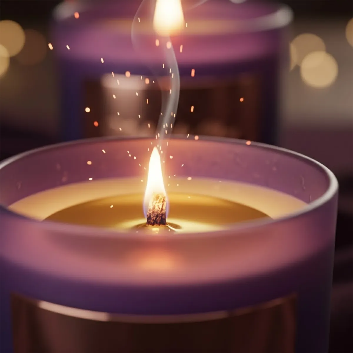 Midnight Glow Candle view 4